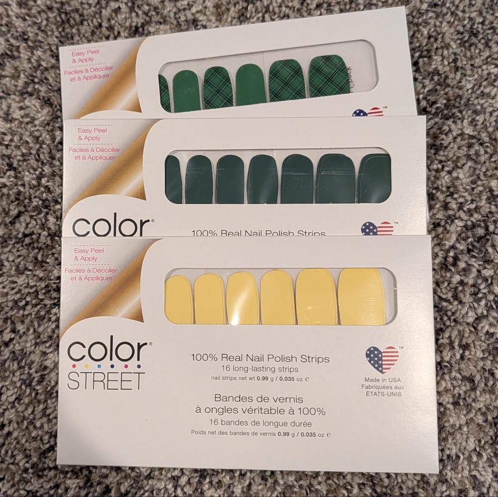 Color Street Nail Strips Trio